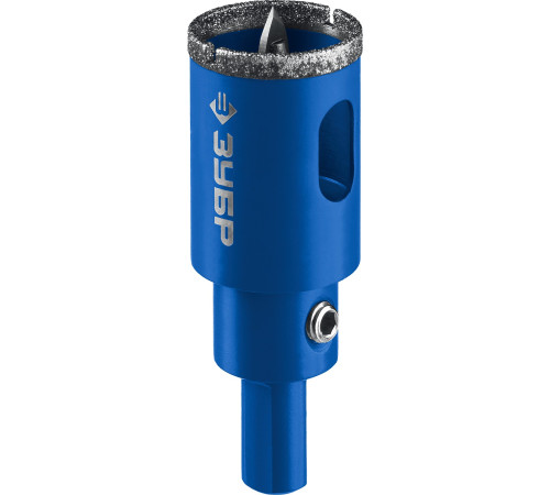 ЗУБР АГК, d 20 мм, (центр. сверло, трехгр. хвост, Р60), алмазная коронка, Профессионал (29850-20) купить  в Сочи