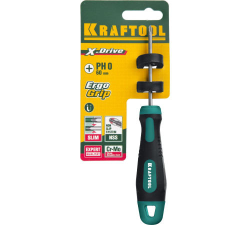 KRAFTOOL Х-Drive, PH0 x 60, отвертка (250072-0-060) купить  в Сочи