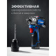 ЗУБР КОМБИ #5 набор: дрель-шуруповерт + мини УШМ + LED фонарь, BRUSHLESS, 12 В, 45 Н·м, 2 АКБ тип Т7 (4 и 2 А·ч), кейс, Профессионал (DB-125-42ABF) купить в Сочи