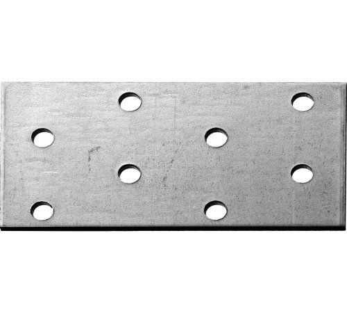 ЗУБР ПС-2.0, 40 x 80 x 2 мм, цинк, соединительная пластина (310256-040-080) купить  в Сочи