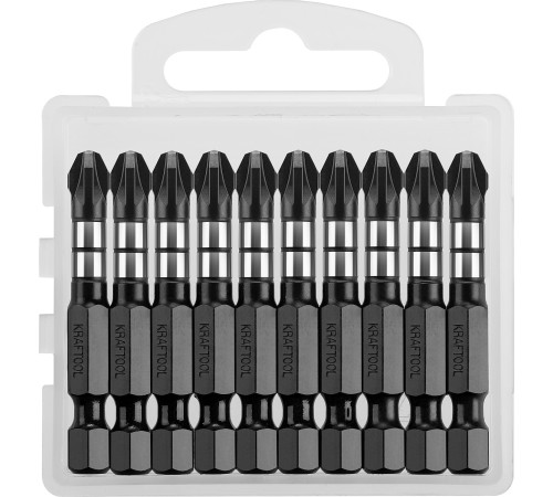 KRAFTOOL Impact PZ3, 50 мм, 10 шт, ударные биты (26193-3-50-S10) купить  в Сочи