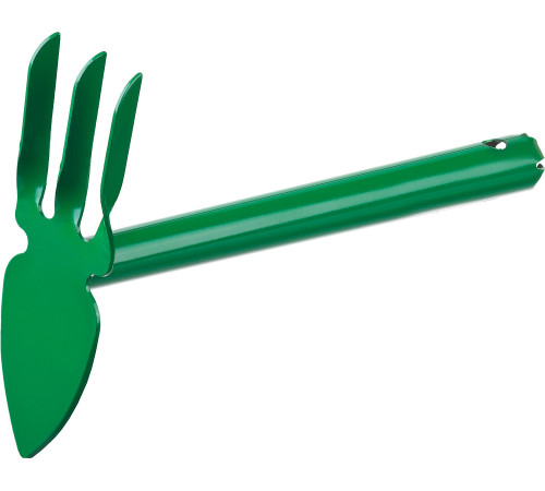 РОСТОК длина 60 мм, 3 зубца, форма лезвия - лепесток, углеродистая сталь, металлическая ручка, мотыга-рыхлитель (421423) купить  в Сочи РОСТОК длина 60 мм, 3 зубца, форма лезвия - лепесток, углеродистая сталь, металлическая ручка, мотыга-рыхлитель (421423) купить  в Сочи