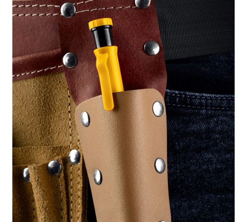 ЗУБР АСК желтый, d 2,8 мм, HB, 6 сменных грифелей, автоматический карандаш (06311-5) купить  в Сочи