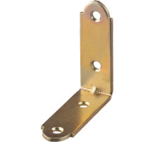 ЗУБР УМ-2.0, 40 x 40 x 17 x 2 мм, желтый цинк, узкий мебельный уголок (31031-40)