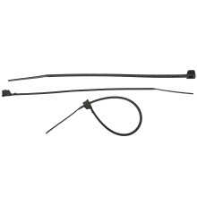 ЗУБР КС-Ч2, 4.8 x 400 мм, нейлон РА66, 25 шт, черные, кабельные стяжки, Профессионал (4-309037-48-400)