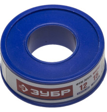 ЗУБР 0.1 мм х 12 мм х 15 м, 0.25 г/см3, ФУМ лента (12373-12-025)