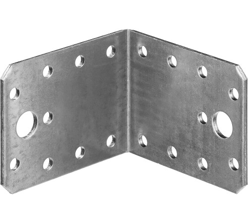 ЗУБР УК-2.5, 55 x 70 x 70 x 2.5 мм, цинк, крепежный уголок (31012-70) купить  в Сочи