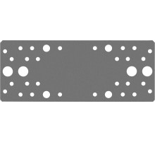 ЗУБР КП-2.0, 200 x 80 x 2 мм, цинк, крепежная пластина (310236-200-80)