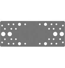 ЗУБР КП-2.0, 200 x 80 x 2 мм, цинк, крепежная пластина (310236-200-80)