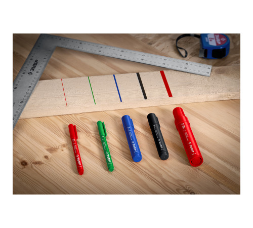 ЗУБР МП-1000К зеленый, 2-10 мм, клиновидный перманентный маркер (06333-4) купить  в Сочи