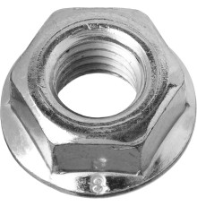 ЗУБР DIN 6923, кл. пр. 6, M6, цинк, 14 шт, гайка с фланцем (303636-06)