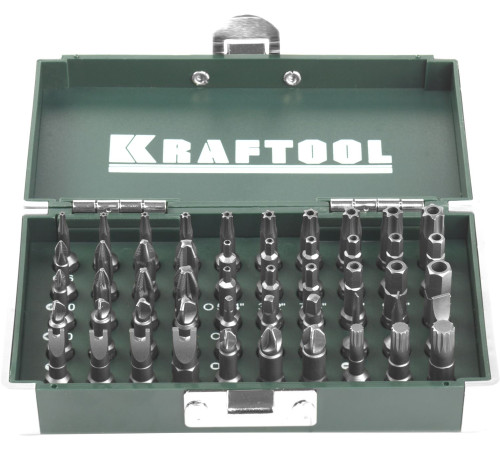 KRAFTOOL X-Drive, 50 шт, набор кованых торсионных бит (26065-H50) купить  в Сочи
