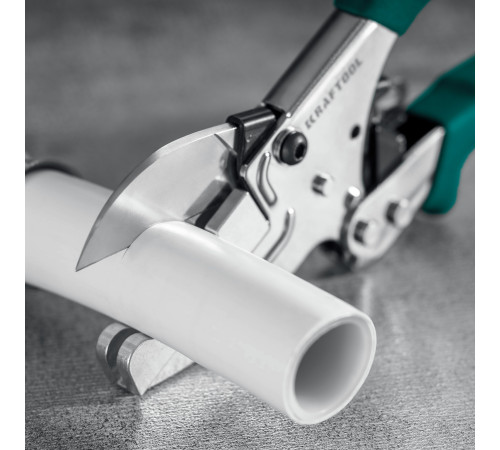 KRAFTOOL MC-12, для различных профилей из пластика и резины, с набором сменных губок, угловые ножницы (23372-12) купить  в Сочи