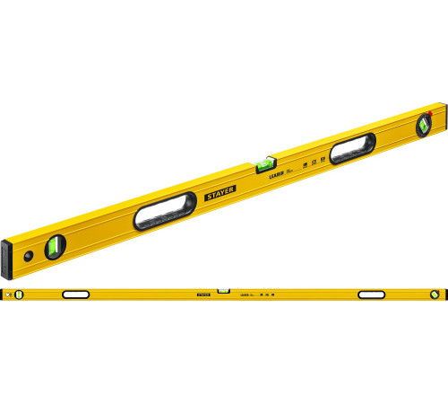 STAYER LEADER, 2000 мм, усиленный профиль, уровень с поворотным глазком (3466-200) купить  в Сочи
