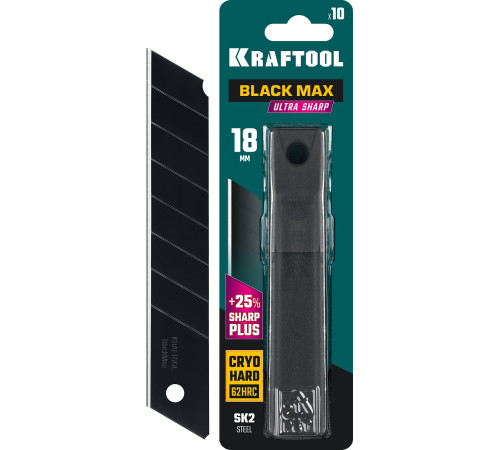 KRAFTOOL 18 мм, 10 шт, сегментированные лезвия (09602-18-S10) купить в Сочи KRAFTOOL 18 мм, 10 шт, сегментированные лезвия (09602-18-S10) купить в Сочи
