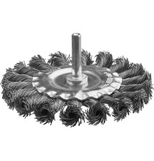 MIRAX 100 / 6 мм, жгутированная стальная проволока 0.5 мм, щетка дисковая для дрели (35146-100)