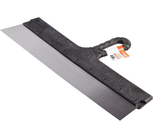 ЗУБР 450 мм, пластиковая ручка, стальной фасадный шпатель (10052-45) купить  в Сочи