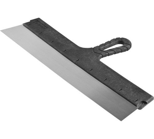 ЗУБР 450 мм, пластиковая ручка, стальной фасадный шпатель (10052-45) купить  в Сочи