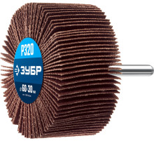 ЗУБР d 60 x 30 мм, P320, на шпильке d 6 мм, круг шлифовальный лепестковый, Профессионал (36602-320)