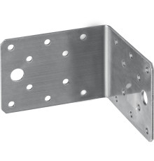 ЗУБР НКУ-2.0, 65 x 90 x 90 x 2 мм, нержавеющий крепежный уголок, Профессионал (310526-65)