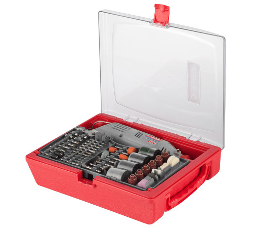 ЗУБР 176 предметов, 130 Вт, набор мини-насадок с гравером (ЗГ-130ЭК H176) купить  в Сочи