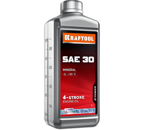 KRAFTOOL SAE 30, 1 л, минеральное масло для 4-тактных двигателей (41512-1) купить в Сочи KRAFTOOL SAE 30, 1 л, минеральное масло для 4-тактных двигателей (41512-1) купить в Сочи