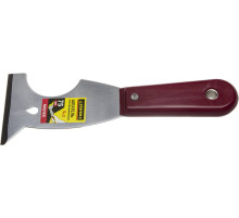 STAYER 75 мм, пластиковая ручка, стальной, многофункциональный шпатель (10031)