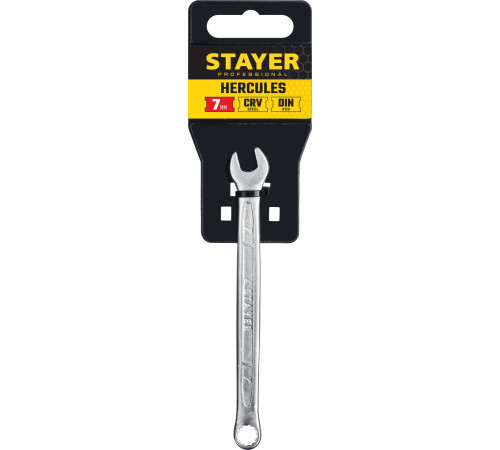 STAYER HERCULES, 7 мм, комбинированный гаечный ключ, Professional (27081-07) купить  в Сочи