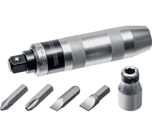 KRAFTOOL ID-6, 6 предм., ударно-поворотная отвертка (25555) купить  в Сочи