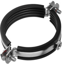 ЗУБР 2 1/2″, цинк, 6 шт, трубный хомут с гайкой (37850-75-80)