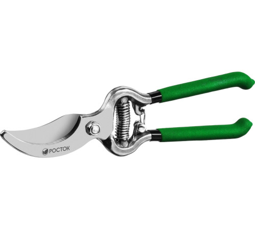 РОСТОК PC-19, 200 мм, углеродистая сталь, ст45, цельнокованый, с овальными рукоятками, плоскостной секатор (423006) купить  в Сочи