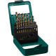 KRAFTOOL COBALT-8, 19 шт, (1-10 мм), сталь М42, HSS-Co(8%), набор сверл по металлу (29656-H19) купить в Сочи