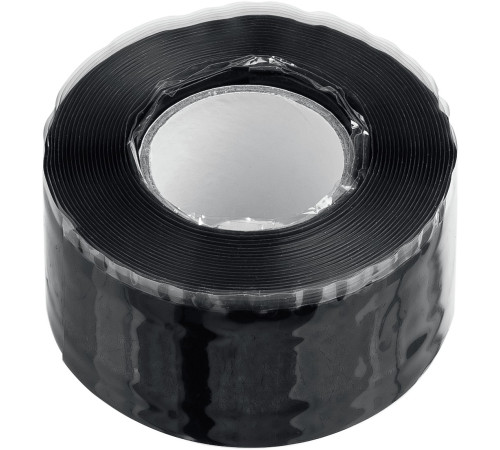 ЗУБР СПАСАТЕЛЬ 25 мм х 3 м, 12 Атм, 30 000 В, черная, силикон, самослипающаяся аварийно-ремонтная изолента, Профессионал (12381-2) купить  в Сочи