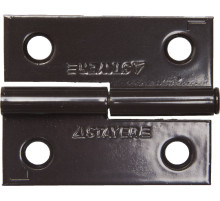 STAYER 50 x 43 x 1.8 мм, разъемная, левая, цвет коричневый, карточная петля (37613-50-3L)