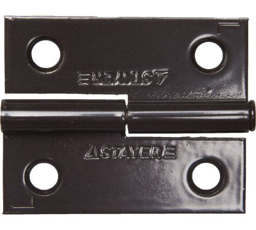 STAYER 50 x 43 x 1.8 мм, разъемная, левая, цвет коричневый, карточная петля (37613-50-3L) купить в Сочи STAYER 50 x 43 x 1.8 мм, разъемная, левая, цвет коричневый, карточная петля (37613-50-3L) купить в Сочи