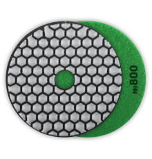 ЗУБР 100 мм, №800, сухое шлифование, алмазный гибкий шлифовальный круг АГШК, Профессионал (29868-800)