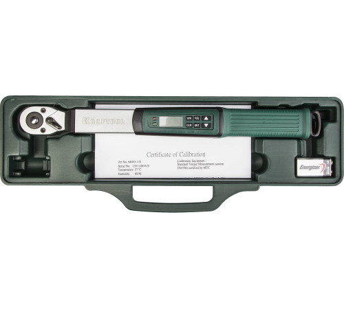 KRAFTOOL DIGITAL, 3/8″, 10 - 135 Н·м, динамометрический ключ (64043-135) купить  в Сочи