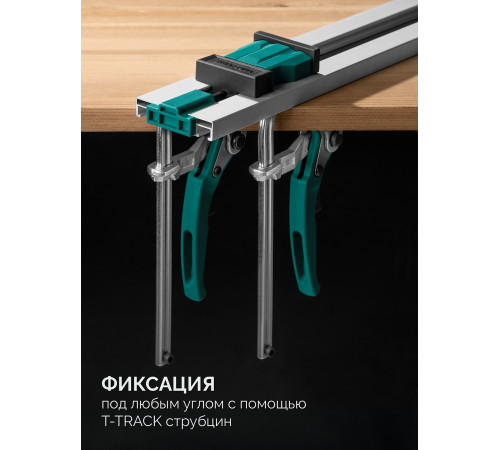 KRAFTOOL CG-T 250, 2530 мм, c T-track, зажимная, направляющая шина (32235-2.5) купить  в Сочи KRAFTOOL CG-T 250, 2530 мм, c T-track, зажимная, направляющая шина (32235-2.5) купить  в Сочи