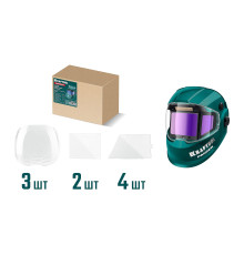 KRAFTOOL набор защитных стёкол для маски сварщика PANZER мод.11061 (11061-SG)