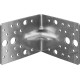 ЗУБР УКУ-2.5, 80 x 100 x 100 x 2.5 мм, цинк, усиленный крепежный уголок (31011-100) купить в Сочи