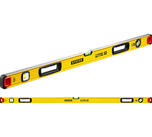 STAYER PRO STABIL, 1500 мм, усиленный профиль, магнитный уровень с поворотным глазком, Professional (3480-150) купить  в Сочи