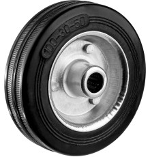 ЗУБР d 100 мм, г/п 70 кг, игольчатый подшипник, резина/металл, колесо, Профессионал (30936-100)