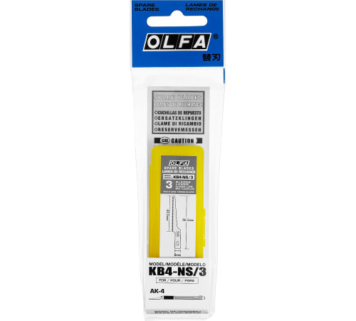 OLFA 6 мм, для ножа, пильные лезвия (OL-KB4-NS/3) купить  в Сочи