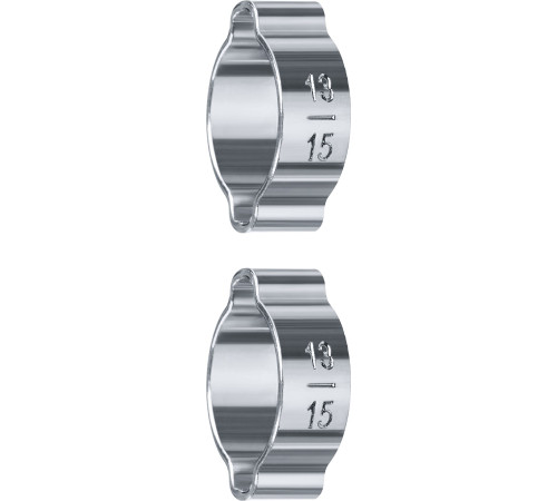 ЗУБР 13 - 15 мм, 2 шт, обжимной хомут, Профессионал (64929-13-15) купить  в Сочи