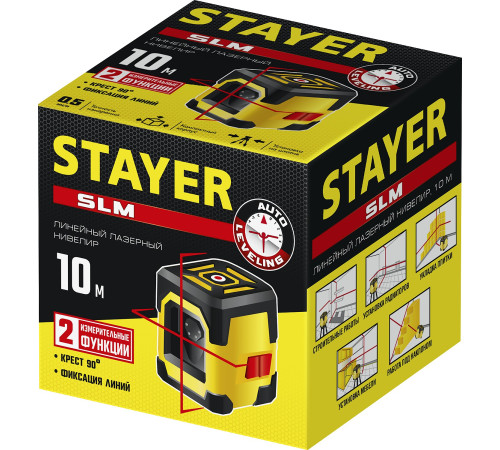 STAYER 10 м, лазерный нивелир, Professional (34961) купить в Сочи STAYER 10 м, лазерный нивелир, Professional (34961) купить в Сочи