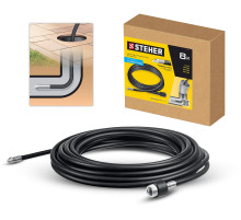 STEHER для пистолета G-280 PRO, 8 м, шланг для прочистки труб (75414-280-8)