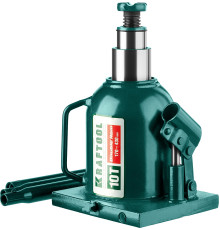 KRAFTOOL DOUBLE RAM, 10 т, 170 - 430 мм, с увеличенным подъемом, двухштоковый бутылочный домкрат (43463-10)