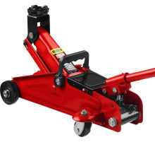 STAYER R-22 RED FORCE, 2 т, 125 - 320 мм, подкатной домкрат для легковых а/м, Professional (43152-2)