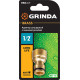 GRINDA BE-12, 1/2″, с внешней резьбой, из латуни, штуцерный адаптер, PROLine (8-426115) купить  в Сочи