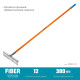 GRINDA PS-12 FIBER, 380 х 100 х 1530 мм, 12 витых зубцов, нержавеющая сталь, фибергласовый черенок, садовые грабли, PROLine (39482-12) купить в Сочи